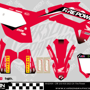 H-02404 - CRF 250 450 2023-24  Fire Power