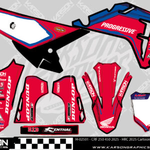 H-02501 - CRF 250 450 2025 - HRC 2025 Cartoon