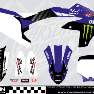 Y-02002  - YZF 450 2018  - 250 450 2019 - 360 Monster