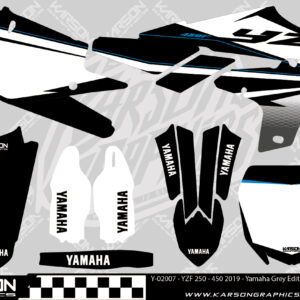 Y-02007 - YZF 250 - 450 2019 - Yamaha Grey Edition