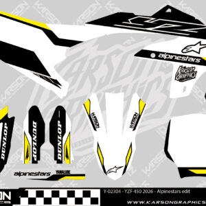 Y-02304 - YZF 450 2022 - Alpinestars edit