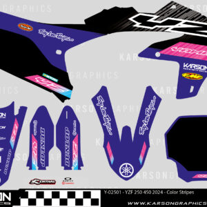 Y-02501 - YZF 250 450 2024 - Color Stripes