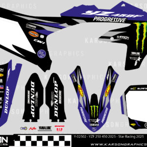 Y-02502 - YZF 250 450 2025 - Star Racing 2025