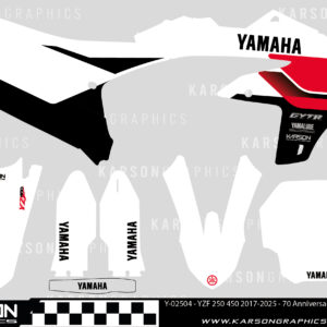 Y-02504 - YZF 250 450 2017-2025 - 70 Anniversary