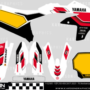 Y-02505 - YZF 250 450 2017-2025 - 70 Anniversary Reload
