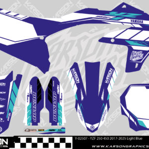 Y-02507 - YZF 250 450 2017-2025 Light Blue