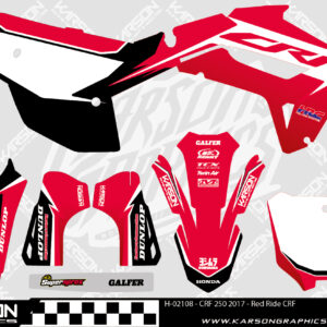 H-02108 - CRF 250 2017 - Red Ride CRF