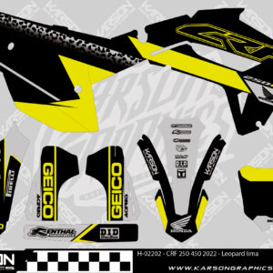 H-02202 - CRF 250 450 2022 - Leopard lima
