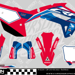 H-02204 - CRF 250 450 2022 - Red Moto