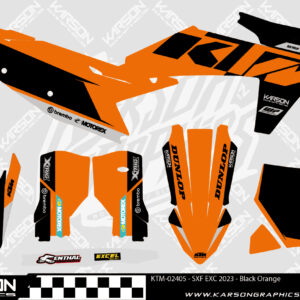 KTM-02405 - SXF EXC 2023 - Black Orange
