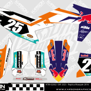 KTM-02502 -SXF 2025 - Replica Musquin 2016