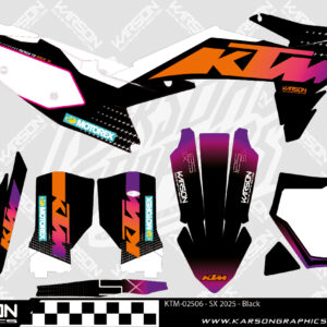 KTM-02506 - SX 2025 - Black
