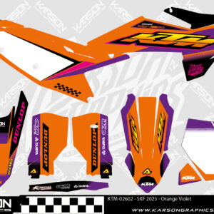 KTM-02602 - SXF 2025 - Orange Violet