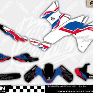 CF-2604 Offroad - MT450 2025 - blue Red