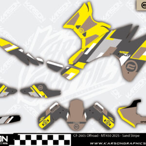 CF-2605 Offroad - MT450 2025 - Sand Stripe